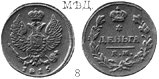 Александр 1 / Медь / Деньга ЕМ 1815