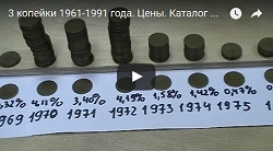 Видео-анализ частоты встречаемости монет СССР 
